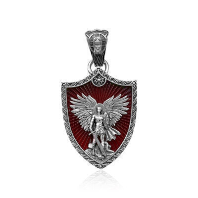 картинка Образ из серебра "Архангел Михаил" (95814) 